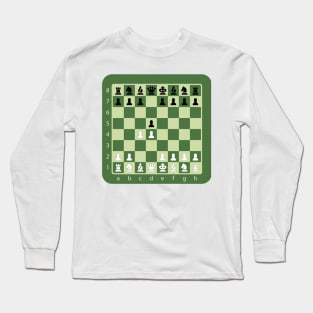 Queen's Gambit Chess Openings 1.d4 Long Sleeve T-Shirt